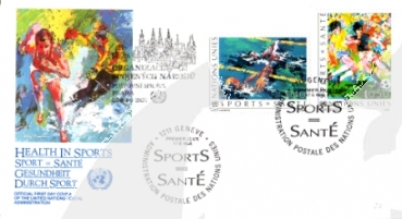 OSN Ženeva FDC 0169 / 0170 ● - 1988
